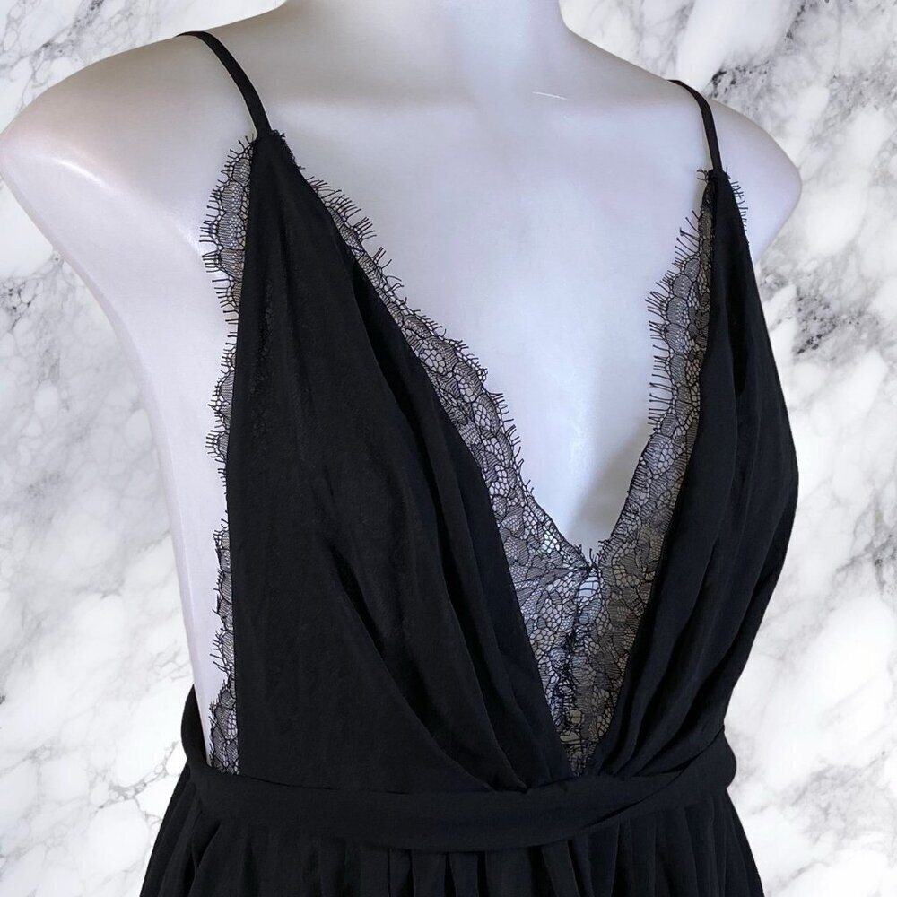 Michael Costello x REVOLVE Justin Gown in Black - Picture 5 of 10